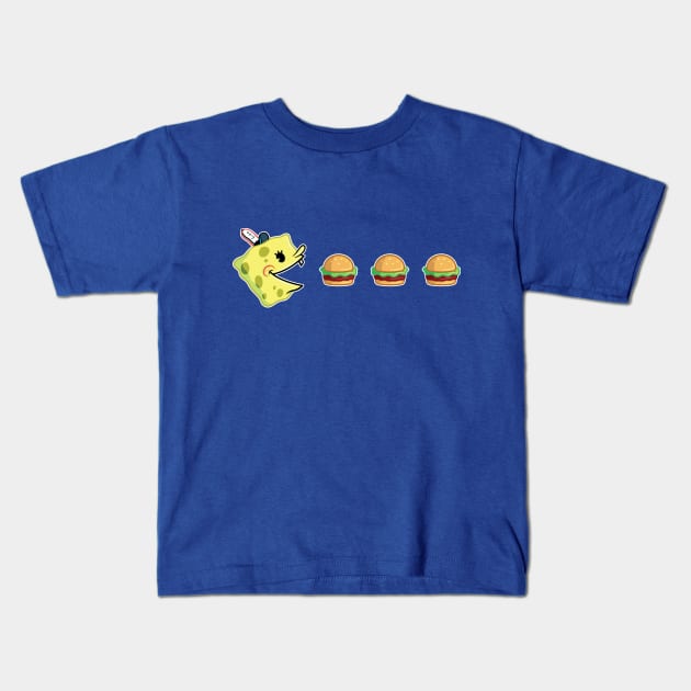 Sponge-Man Kids T-Shirt by jrcreativo